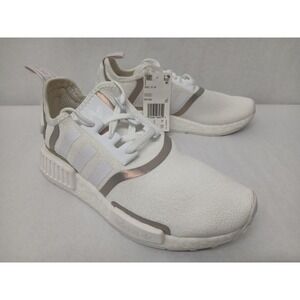 Adidas Originals Women's NMD_R1 Running‎ Shoes FV1797 White Iridescent Sz 6.5